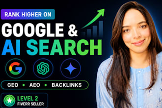 do website SEO with GEO,aeo,aio and backlinks for google ai search