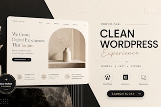 design professional wordpress website with elementor pro expert