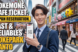 secure tickets for pokemon kanto, pokepark kanto and reservation for kirby cafe