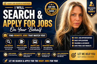 search and apply for jobs or find remote jobs on your behalf