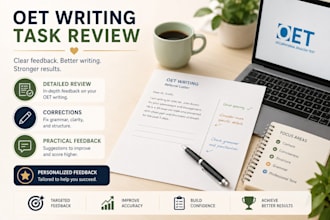 provide feedback on your oet writing task