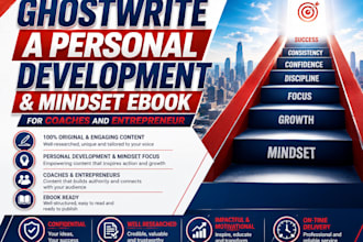 ghostwrite a personal development and mindset ebook for coaches and entrepreneur