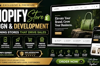 redesign your shopify store into a premium high converting website
