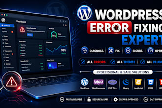 fix wordpress bugs, remove malware, and resolve website errors instantly