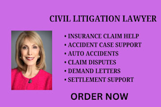 assist with insurance claims, car accident disputes, and personal injury cases