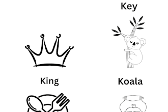 create kdp children alphabet coloring book pages or kids video animation