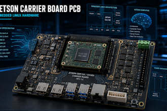 design embedded linux carrier board pcb for nvidia jetson orin nx xavier cm4 cm5