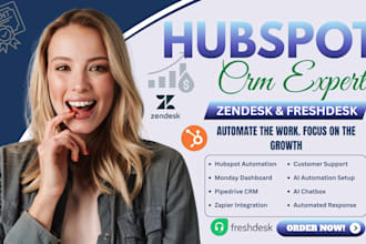 hubspot crm zendesk freshdesk crm pipedrive crm ai automation setup