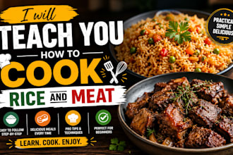 train how to cook jollof rice and beans for you