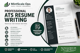 create professional ats friendly resumes and cvs