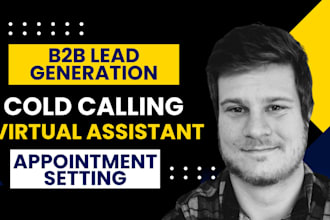 do b2b lead generation cold calling VA appointment setting linkedin manager