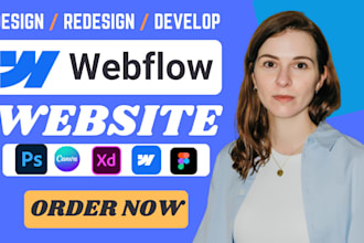 be webflow developer, develop or design webflow website, figma to webflow