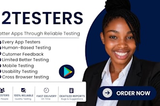 provide 12 real testers for app testing, 20 google play testers