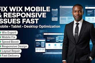 fix wix mobile responsiveness and layout issues fast