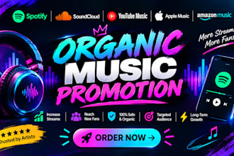 spotify music promotion soundcloud music apple music promotion amazon music
