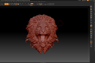 create custom high quality zbrush sculpting for 3d printable statues, characters