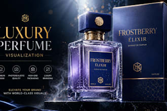 transform your perfume product design into a luxury brand