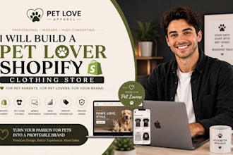 build a pet lover shopify clothing store