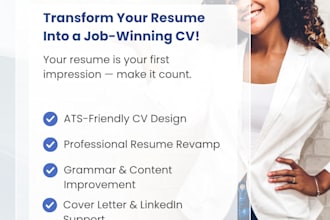 revamp and redesign your CV for ats and recruiters