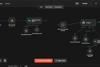 build an ai website chatbot with rag using n8n and superbase