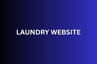 create laundry website, office cleaning