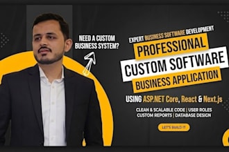 develop custom software web application