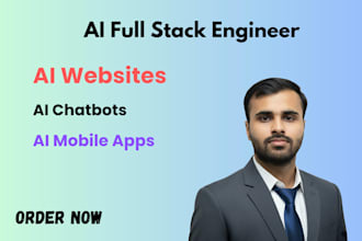 do ai website development, chatbot, ai software