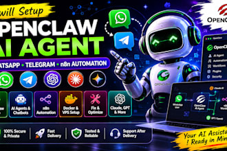 setup openclaw ai agent whatsapp bot n8n automation vps docker