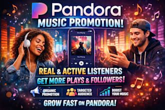do your organic pandora music promotion to active and real audience