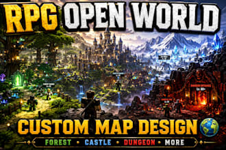 create a roblox rpg map or open world environment