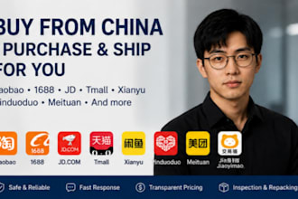 buy products from taobao, 1688, jd and ship worldwide