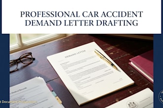 write a persuasive car accident demand letter for a fair settlement