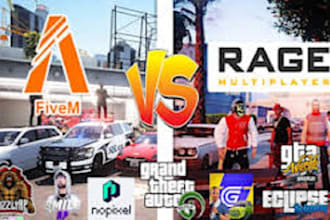 develop a custom rage mp server with scripts and full setup