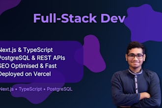 build your nextjs fullstack website