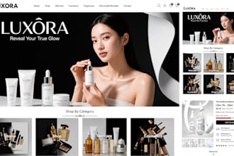 skincare shopify store skin care website skin care beauty store