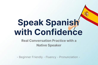 help you speak spanish confidently with real conversation practice