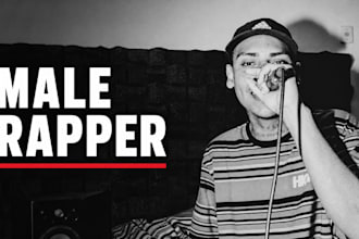 male rapper, rap vocals, rap feature, rapper, hip hop