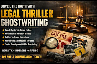 ghostwrite full length legal thriller ghostwritten novels in case file style