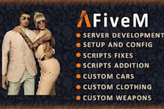 develop custom script, fivem developer, fivem server