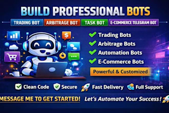 develop fast profitable bitcoin bot via smartphone or laptop
