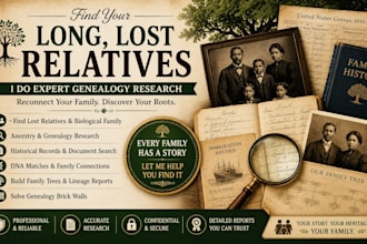 locate long lost relatives with professional genealogy research