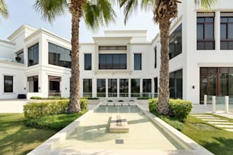 remodel 3d classic mansion exterior, functional interior, real estate rendering