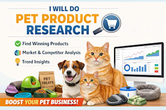 do pet product research logo and trademark  research design pet product