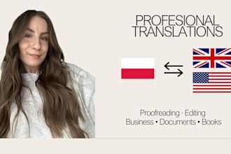 translate polish to english and english to polish texts