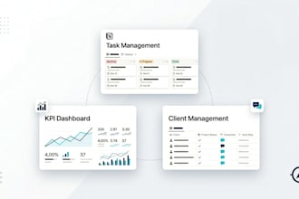 build a custom notion workspace and business dashboard for you