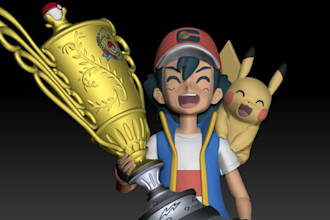 design custom 3d trophy model, gold cup trophy, champion trophy sport trophy stl
