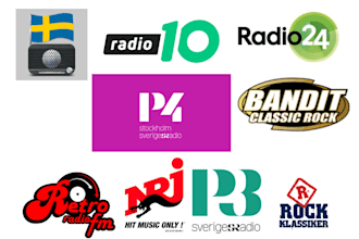 play and promote your song on sweden and switzerland radio