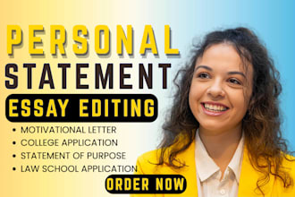 strategically edit your personal statement, medical school  grad, law school