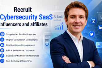 recruit cybersecurity saas influencers and affiliates