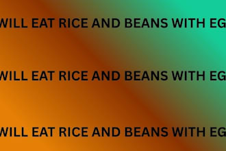 eat rice and beans with egg in a professional